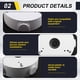 thumbnail image 5 of Soporte de Montaje para Cámara IP con Caja de Conexiones Impermeable PFA13G para Cámaras IPC-HDW2841T-S e IPC-HDW2849T-S-IL, 5 of 8