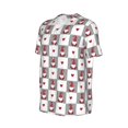thumbnail image 2 of Rocae Gnomes and Hearts for Breathable Men's Baseball T-Shirt Fashionable Casual Baseball Jersey, Moisture-wicking Sportswear Large, 2 of 9