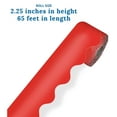 thumbnail image 3 of Carson Dellosa Education Red Rolled Scalloped Border, 65 Feet Per Roll, Pack of 3, 3 of 3