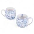 thumbnail image 7 of STP GOODS Blue Flowers Bone China Big Belly Mug in Gift Box 16.23 fl oz (480 ml) Floral Mug Coffee and Tea Mug for Latte Cocoa Chocolate, Blue and White Dinnerware, 7 of 7