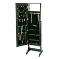thumbnail image 2 of Mele & Co Victoria Mirrored Jewelry Armoire in Java Finish, 2 of 2