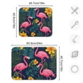 thumbnail image 4 of Yayeee Dish Drying Mat for Kitchen Counter 16"x18" Microfiber Absorbent Pad, Yellow Floral Flamingo, 4 of 7