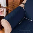 thumbnail image 3 of Subrtex Housse de Canapé Extensible 1 Pce Matelassée Réversible avec Sangles Élastiques Antidérapantes Housse de Canapé Lavable pour Animaux, 3 of 6
