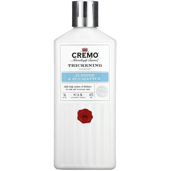 Cremo, Thickening Shampoo, No. 15, Juniper & Eucalyptus, 16 fl oz (473 ml)