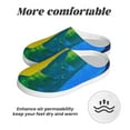 thumbnail image 6 of Lsque Rainbow Colored Pattern Womens Comfort Cotton on Scuff With Memory Foam and Anti-skid Sole Slipper-35/36, 6 of 7