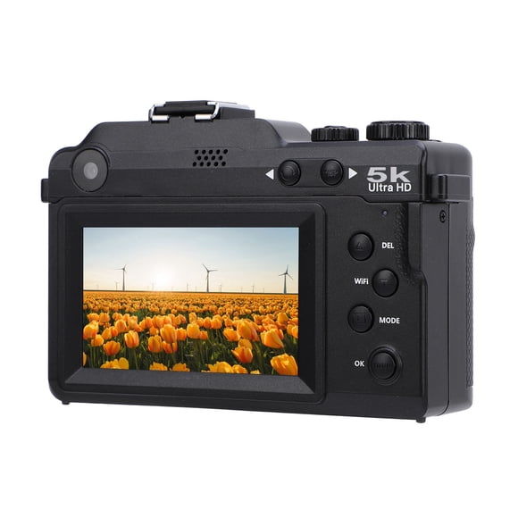 Cámara Digital, Cámarae Digital de 56MP Micro Slr Con Pantalla de Rotacia de 3 Pulgadas para Fotografía