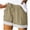 Khaki——Mother's day gift, variant on Oiangi Womens Flat Front Shorts Color Block Summer Shorts Elastic Waist Drawstring Holiday Travel Shorts with Pockets Khaki XL