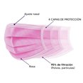 thumbnail image 4 of Cubrebocas Rosa Hana 4 capas HN12020, 4 of 5