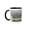Black/White, variant on 3drose, Usa, Colorado, Boulder. Canadian Geese Taking Flight from Water., 11oz Two-tone Red Mug