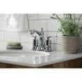 thumbnail image 3 of Kingston Brass FB7611SVL Two-Handle 3-Hole Deck Mount 4" Centerset Bathroom Faucet with Retail Pop-Up in Polished Chrome, 3 of 5