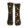 thumbnail image 2 of Unisex Gold Moon And Stars Novelty Ankle Socks Colorful ComfortSoft Lightweight Sports Athletic Socks, 2 of 7
