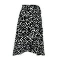 thumbnail image 3 of Qolati A Line Pleated High Waist Floral Printed Polyester Maxi Skirt, (Women's), 3 of 4