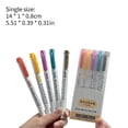 thumbnail image 3 of 5/15Pcs Double Ended Highlighter Double Head Fluorescent Markers for Card Making Highlighting Journaling Scrapbooking, 3 of 6