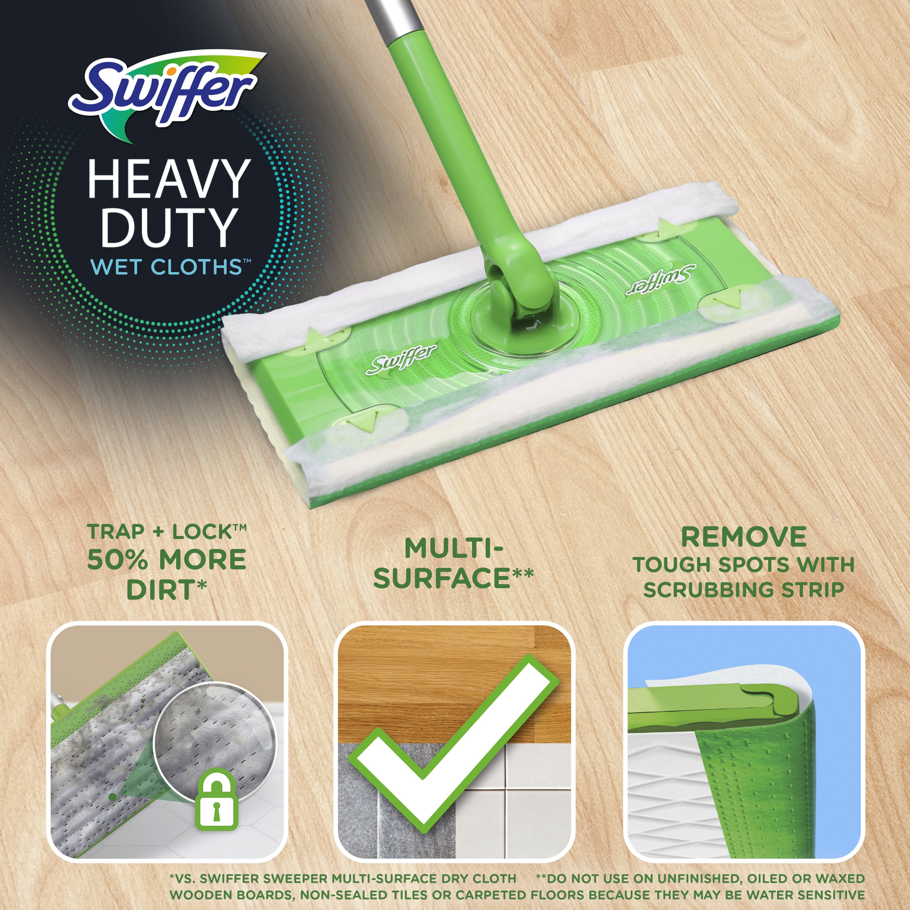 Swiffer® Sweeper™ Pet 2-in-1, Dry and Wet Multi-Surface Floor