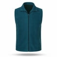 thumbnail image 2 of Blekii Men's Full Zip Fleece Vest, Warm Puffer Sleeveless Jacket Layer, Light Insulation for Outdoor Activities, Casual Chic Layering Piece, Versatile Top for Hiking Or Casual Wear,, 2 of 5