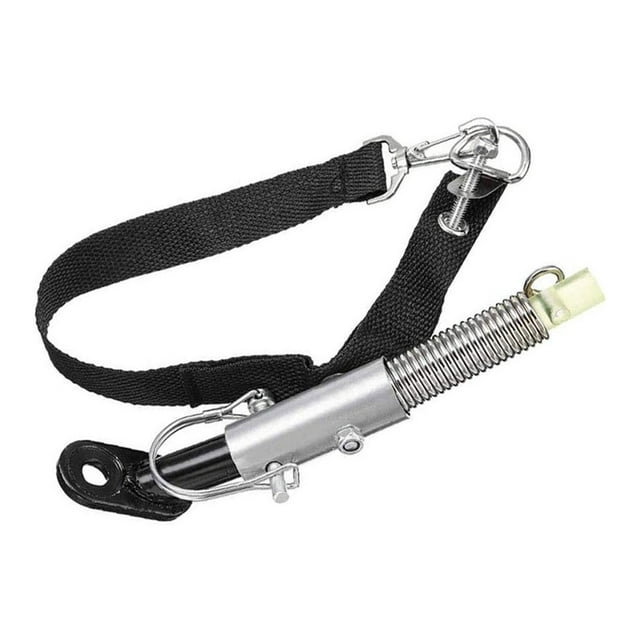 Enganche para remolque de bicicleta, conector de fijación para remolque de bicicleta, acoplador de enganche para remolque de bicicleta de acero con correa de nailon, adaptador para remolque