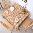 thumbnail image 2 of Autumn Fall Leaves Pattern Square Tablecloth,Waterproof Square Table Cover,Wipeable Spillproof Washable Table Cover for Home Kitchen Party Decor 42"X42"(107x107cm), 2 of 6