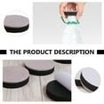 thumbnail image 3 of MRLESS 12Pcs Felt Furniture Pads for Chair Legs (Black), 3 of 9
