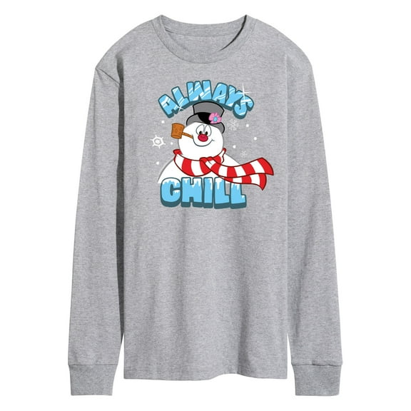 Frosty The Snowman - Christmas - Always Chill - Men's Long Sleeve T-Shirt