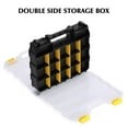 thumbnail image 4 of 34 Compartment Double Side Tool Organizer With Removable Dividers Transparent Lid For Easy Identification Portable Durable Storage Box For Screws Nails Bolts, 4 of 9