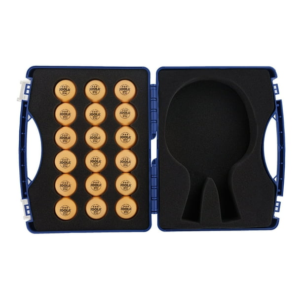 JOOLA Tour Carrying Case Ping Pong Paddle Case with 18 40mm 3 Star