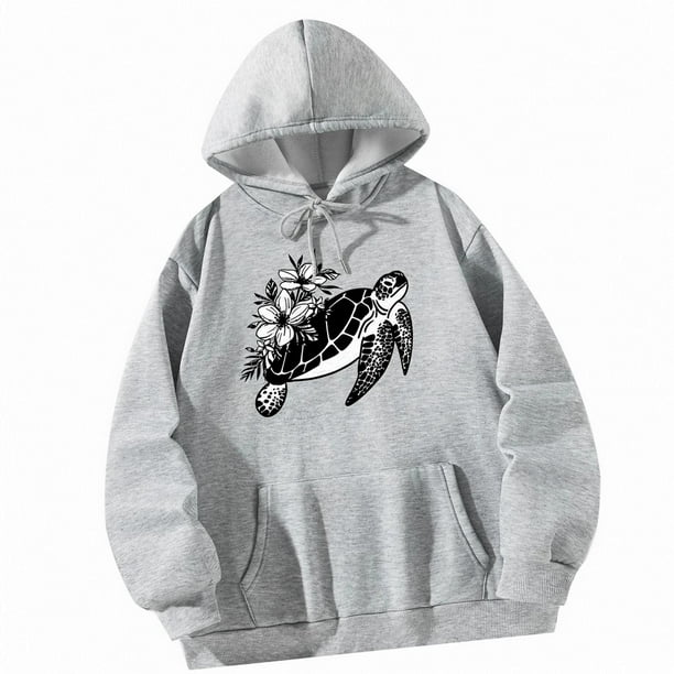 Sudadera con capucha para otoño e invierno para mujeres, niñas y mujeres L Yuyangstore sudadera con capucha de mujer
