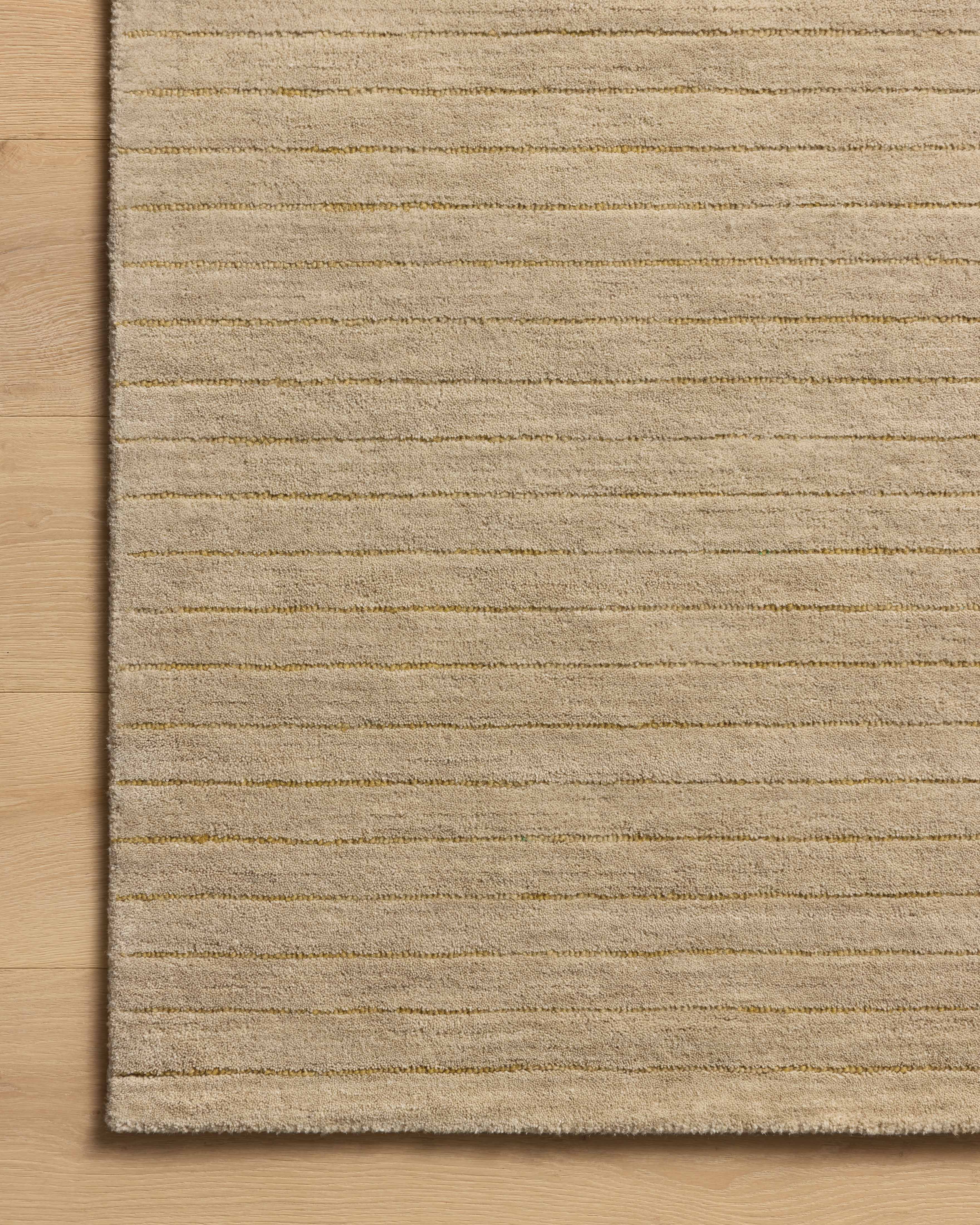 Chris Loves Julia x Loloi Henry Beige / Wheat 2'-3" x 3'-9" Runner Rug