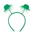 thumbnail image 2 of QuanTara St. Patrick's Day Shamrock Headband, Green Irish Festival Party Headwear with Clover Design, Carnival Party Props for Adults & Kids, Elastic Unisex Headband, 2 of 6