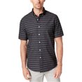 thumbnail image 1 of Club Room Mens Leigh Dobby Button Up Shirt, Black, Small, 1 of 1