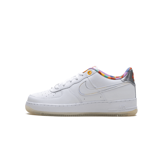 NIKE GRADE SCHOOL Air Force 1 Low LV8 GS "White Playful Print" FN8912 111 FN8912 111 from Stadium Goods