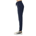 thumbnail image 2 of J. METHOD Women's Active French Terry Joggers Yoga Gym Workout Cotton Solid Sweatpants Lounge Sweat Pants with Pockets NEWP117 Eclipse 3X, 2 of 3
