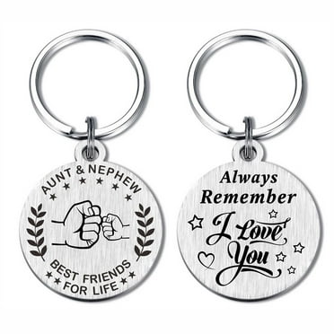 FALOGIJE Aunt Gifts from Nephew, Auntie Birthday Keychain Present