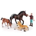 thumbnail image 1 of Simulation Poultry Animal Model Set Diy Farm Animal Action Figures Plant Scene Fence Model Toys For Birthday Gifts, 1 of 6