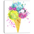 thumbnail image 2 of Adorable Chiot Coloré - Art Mural sur Toile d'Animaux, 2 of 3