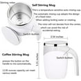 thumbnail image 5 of Automatic Magnetic Stirring Coffee Mug Self Stirring Coffee Mug, 5 of 5