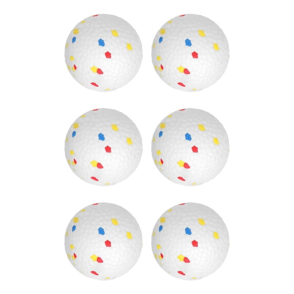 6Pcs 2.3" Dog Balls Tear-Resistant Washable ETPU Dog Chew Toys for Small Medium Dogs for Automatic Dog Ball Launcher Ball Throwing Machine