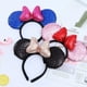 thumbnail image 2 of Diadema con lazo de lentejuelas y tambor, diseño de dibujos animados de Minnie, lentejuelas estéreo, diadema con lazo de lentejuelas de algodón, efecto 3D, estilo versátil, cómoda de llevar, 2 of 6