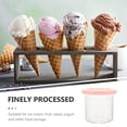 thumbnail image 4 of EXHUMKY 1Pcs Plastic Containers With Lids In Pink For Restaurant And Hotel Use, 4 of 4