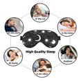 thumbnail image 4 of Rocae Crescent and Stars for Mask for Women Men, Luxury Eye Cover Eye Shade with Adjustable Strap for Travel, Nap, Meditation, 4 of 7