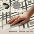 thumbnail image 6 of ODIKA 5'x7' Washable Area Rug Beige Ivory Tessellated Border Frame Crisp Composition Abstract for Guest Room, Lounge, Apartment, Non-Slip Low Profile, Stain Resistant, 6 of 7