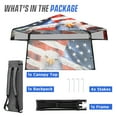 thumbnail image 6 of EAGLE PEAK 8' x 8' x 7.22' Slant Leg Lightweight Compact Portable Canopy w/ Backpack(American Icon), 6 of 9