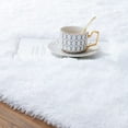 thumbnail image 2 of Lochas Ultra Soft Indoor Modern Area Rugs Fluffy Living Room Carpets for Children Bedroom Home Decor Nursery Rug 4x5.3 Feet, White, 2 of 7