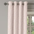 thumbnail image 3 of Ambesonne Grommet Curtain, , 50"x63", Pale Pink White, 3 of 5