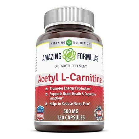Amazing Formulas Acetyl L-Carnitine 500 Mg 120
