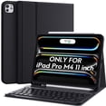 thumbnail image 1 of Funda con teclado CHESONA para iPad Pro 11" (M4) 2024 con lápiz, 1 of 8