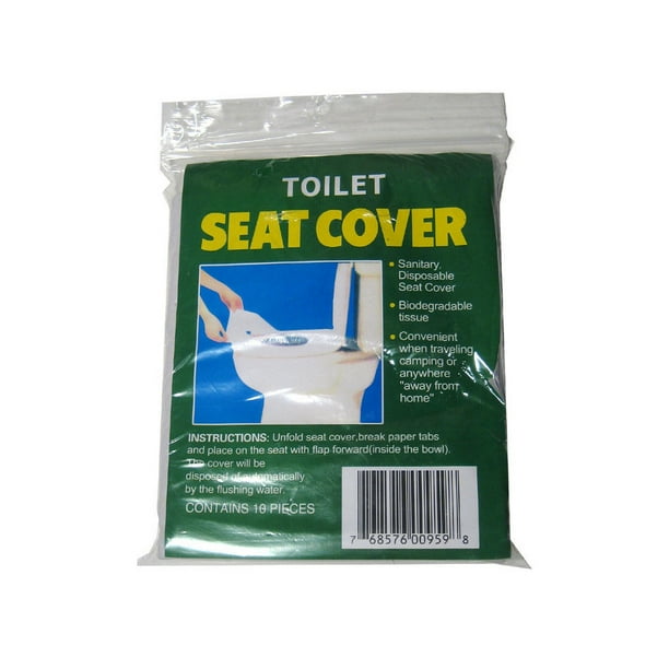 50 Disposable Toilet Seat Covers Paper Travel Biodegradable Disposable