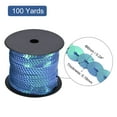 thumbnail image 2 of Uxcell 100Yards 6mm Flat Sequin Strip Spangle Paillette String Sequin Trim Blue, 2 of 6