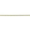 thumbnail image 2 of Leslie 10k Yellow Gold 1.5 mm Loose Rope Chain, 2 of 5