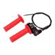 thumbnail image 2 of Juego de cables de acelerador giratorio con empuñadura de cable apto para motos de 150 cc a 250 cc. Rojo, 2 of 6