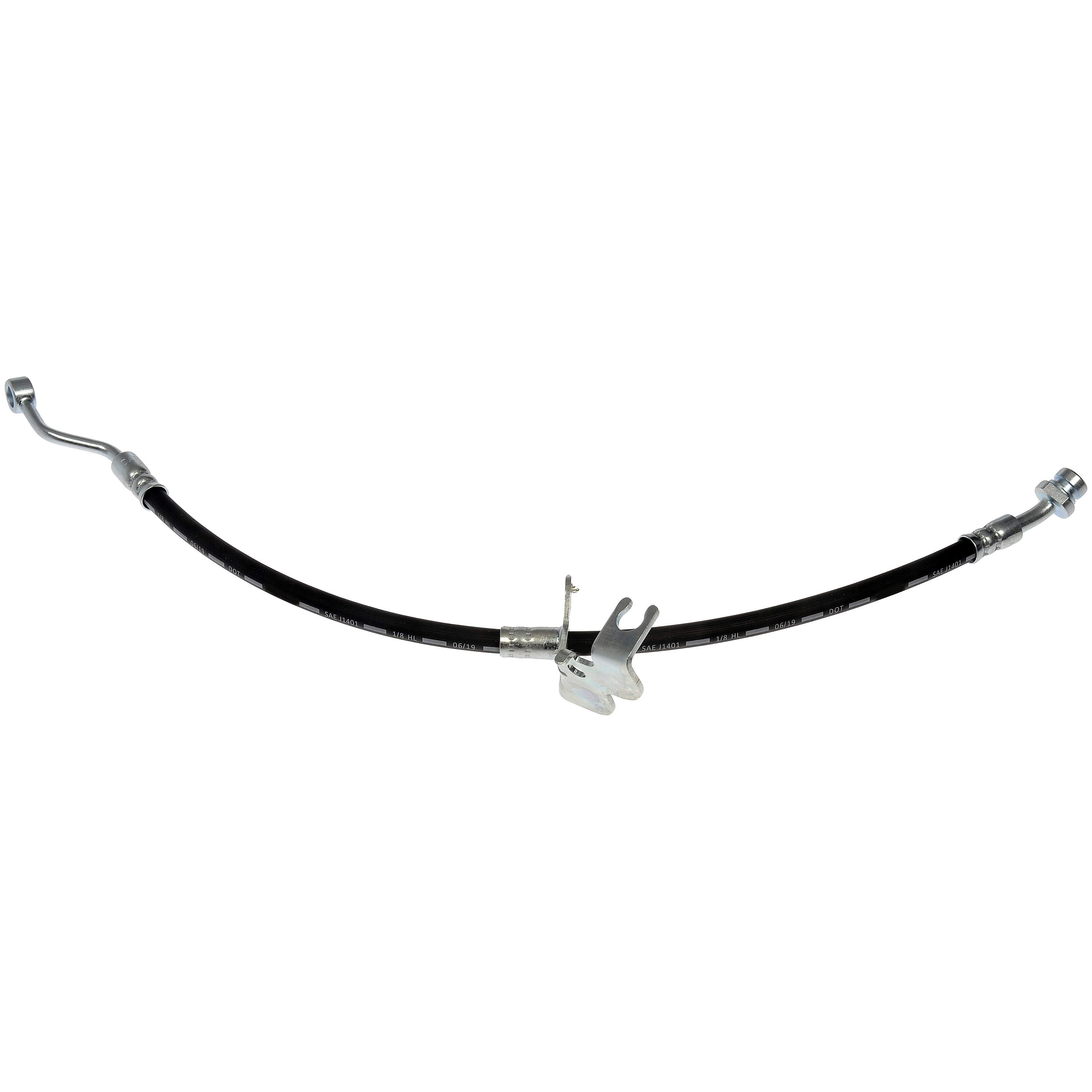 Dorman H622825 Front Passenger Side Brake Hydraulic Hose for Specific Kia Models, Black